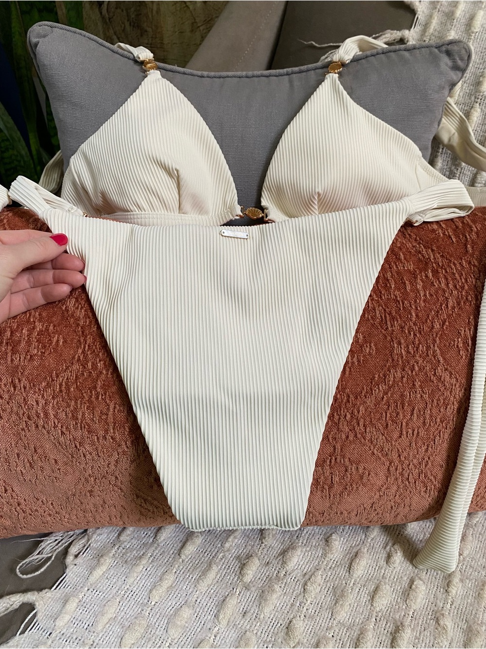 {Berlook} Ribbed Shell Bikini - Picture 4 of 11